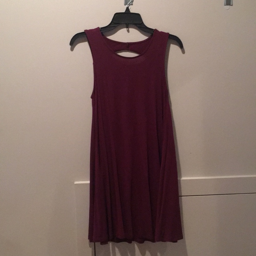 Maroon Tank dress